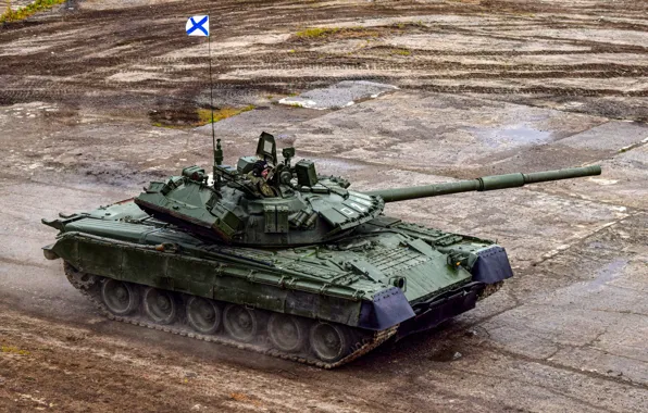 Танк, учения, Т-80БВМ