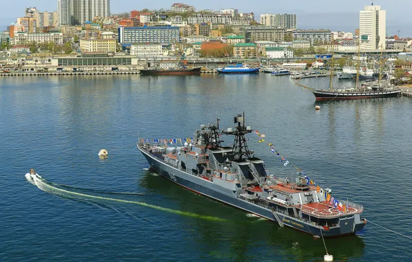 Владивосток, БПК, проект 1155, Маршал Шапошников