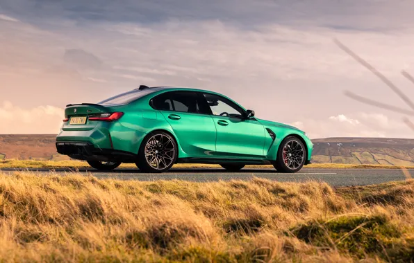 BMW, красивый цвет, красивый вид, BMW M3, 2021, M3 Competition