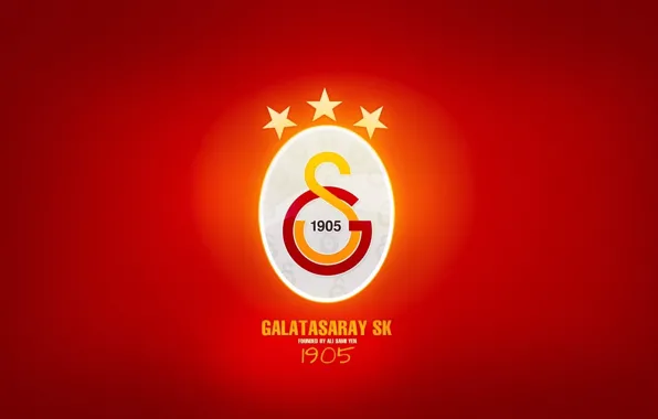 Wallpaper, sport, logo, football, Galatasaray SK