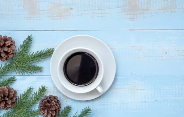 Украшения, Новый Год, Рождество, Christmas, wood, New Year, coffee cup, decoration