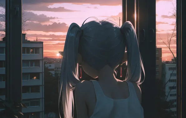 Russia, anime, art girl, fandoms, evning, Sousou no Frieren, Frieren, QuantumHeadAI