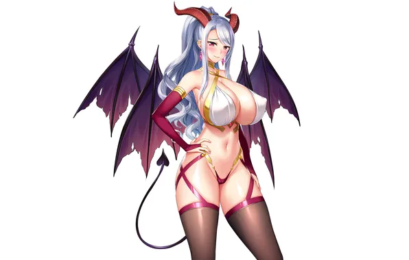 Girl, sexy, lingerie, pantsu, bra, cleavage, panties, thighhighs