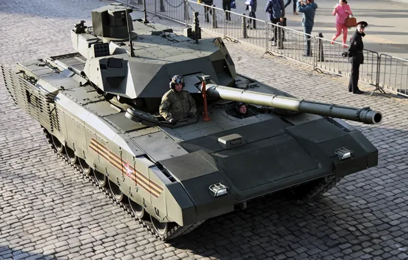 Москва, Танк, Парад Победы, 9 Мая, Армата, Репетиция