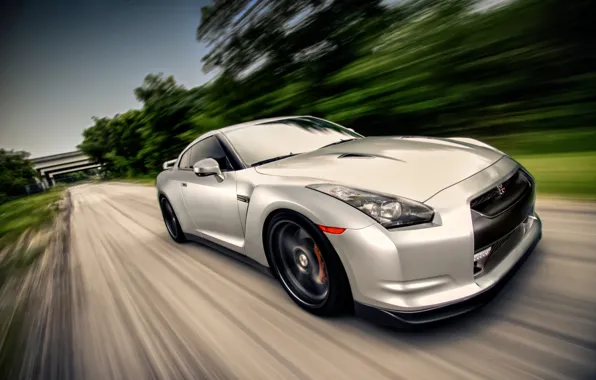 GTR, Nissan, speed, fast, sports car, moving