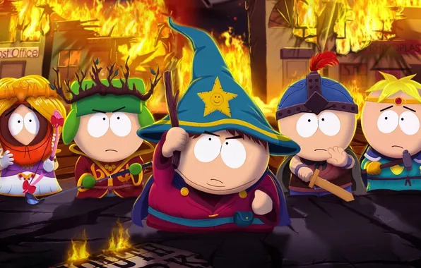 Картинка игра, south park, THQ, Obsidian Entertainment, south park: the stick of truth