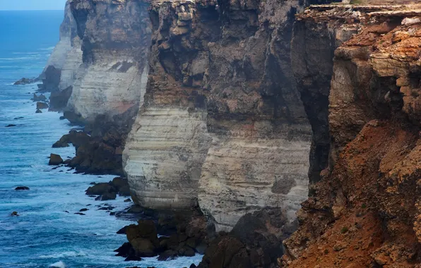 Картинка море, Австралия, скалы Бунда, Большой Австралийский залив