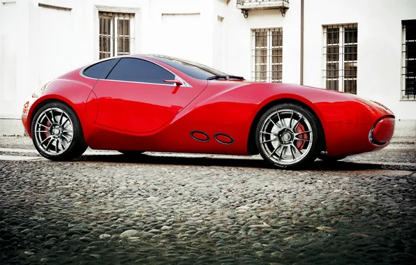 Картинка Concept, IED, Red Ride of the Hour, Cisitalia 202