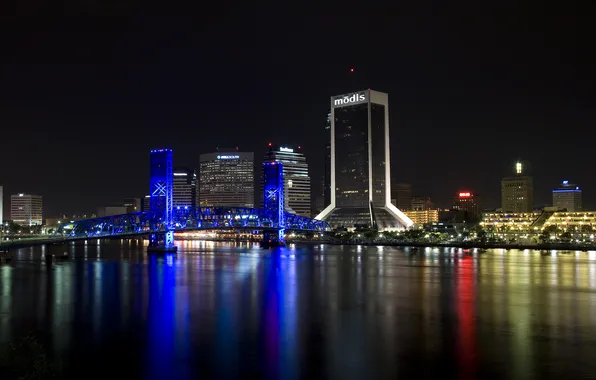 City, город, USA, Florida, Jacksonville
