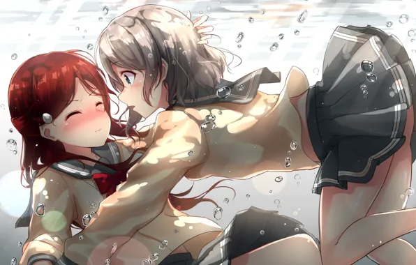 Вода, Пузырьки, Девочки, Love Live! School Idol Project