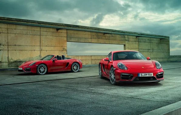 Картинка Porsche, Boxster, GTS, 2015