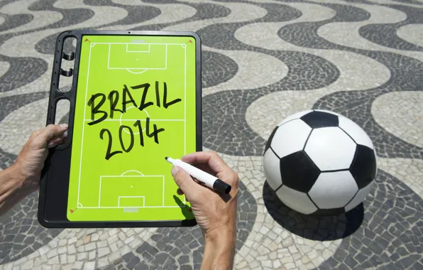 Картинка football, ball, World Cup, Brasil, FIFA, 2014