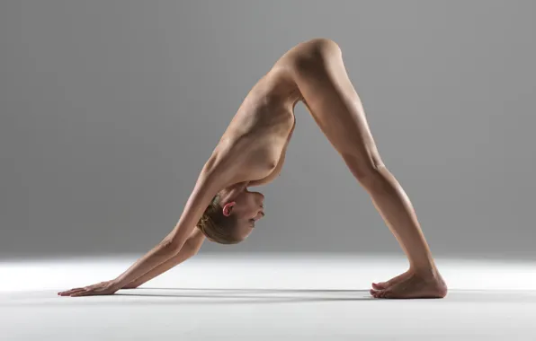 Ass, nipples, boobs, nude, naked, yoga, Luba