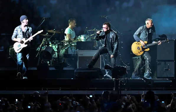 Картинка touring, U2 In Concert, rock and roll