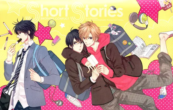 Аниме, арт, парни, Brothers Conflict