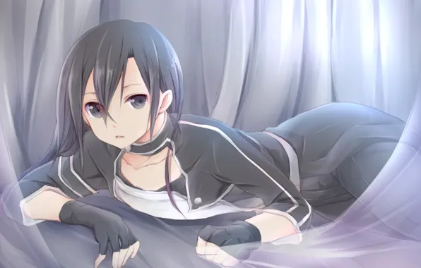 Аниме, арт, парень, Мастера меча онлайн, Sword Art Online, Кирито