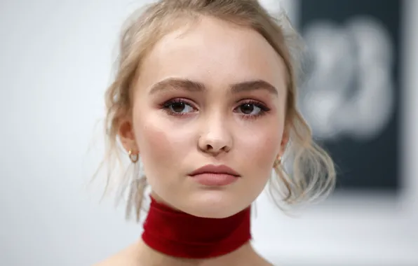 Взгляд, поза, модель, портрет, макияж, актриса, Лили-Роуз Депп, Lily-Rose Depp