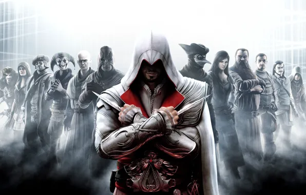 Картинка Assassin's Creed Brotherhood, Ассасин, Эцио