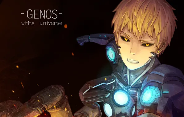 Киборг, One Punch Man, Генос, Ванпачмен