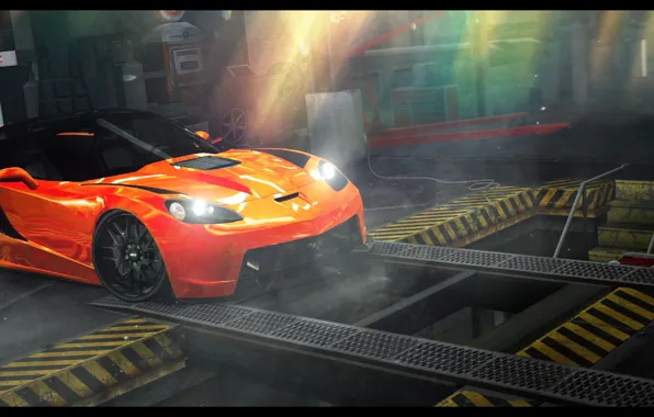 Photoshop, Need for speed world, Maclaren Mp-4