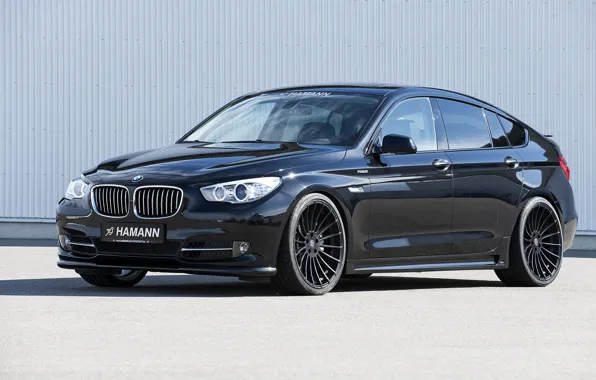 Картинка чёрный, BMW, Hamann, 2010, Gran Turismo, 550i, 5er, F07