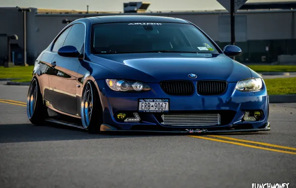 Bmw, бмв, turbo, blue, tuning, power, germany, low