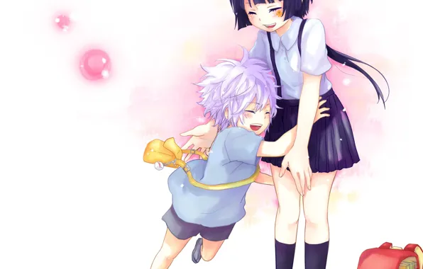 Девушка, радость, мальчик, Бьякуран, Katekyo Hitman REBORN, Учитель мафиози Реборн