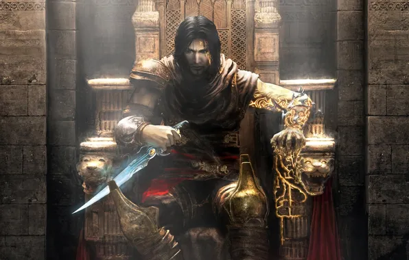 Картинка игры, Prince of Persia, Принц Персии, game wallpapers, Два Трона, The two thrones