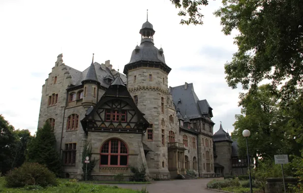 Город, замок, архитектура, Castle, architecture, town