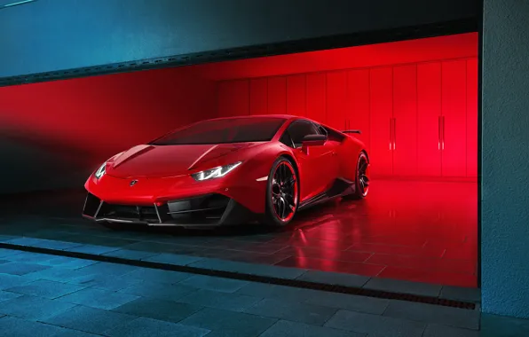 Картинка Lamborghini, Red, Supercar, Novitec Torado, Huracan