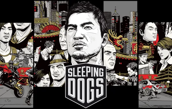 Action, Square Enix, заставка, games, Sleeping Dogs