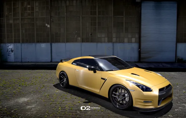 Картинка GTR, NISSAN, FORGED, GOLD