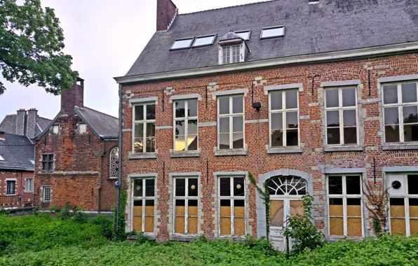 Картинка City, House, Nature, Beautiful, Landscape, view, Old, Belgium