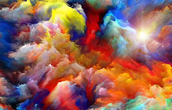 Colors, sky, background, abstact, color explosion
