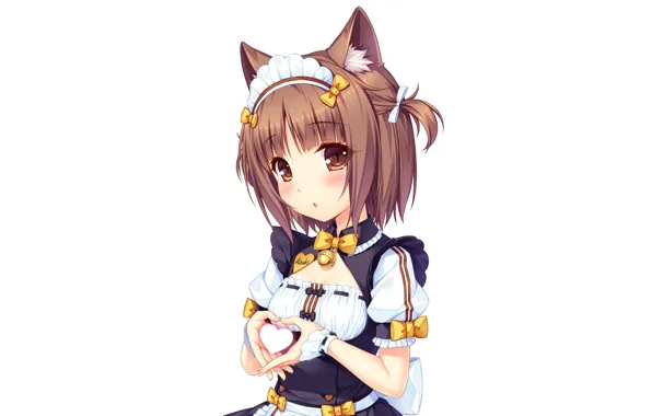 Kawaii, girl, neko, anime, cat, pretty, asian, cute