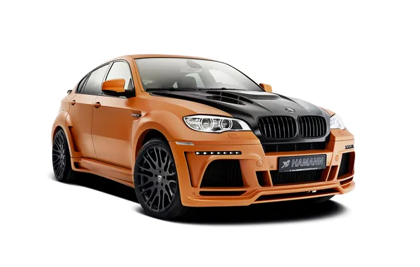 Бмв, BMW, белый фон, Hamann, X6M, кроссовер