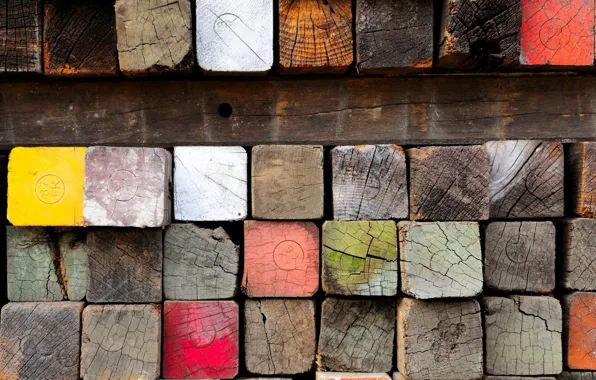 Wood, texture, brick