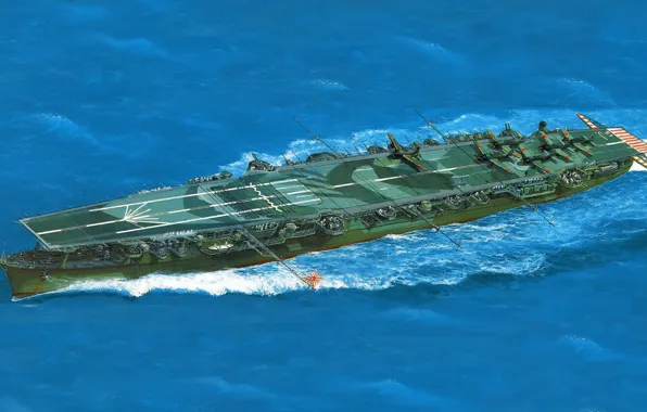 Картинка aircraft carrier, IJN, zuiho