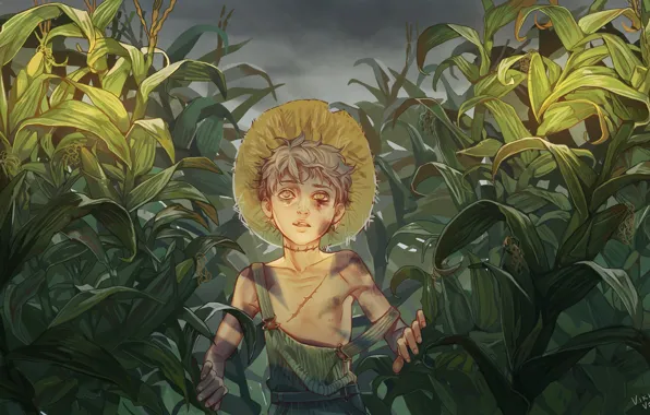 Картинка жертва, мальчик, слёзы, art, шрамы, насилие, избиение, кукурузное поле
