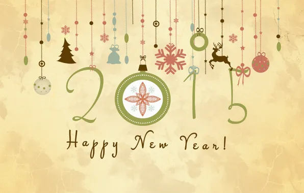 Украшения, праздник, рисунок, новый год, 2015