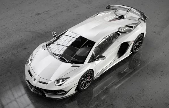 Авто, Lamborghini, Белый, Машина, Car, Art, Render, Design