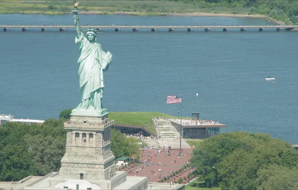 USA, view, Liberty