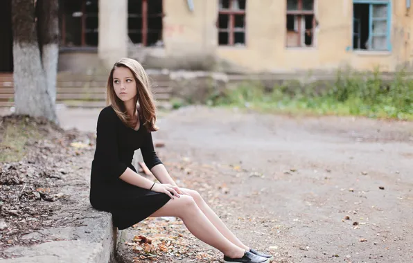 Взгляд, девушка, улица