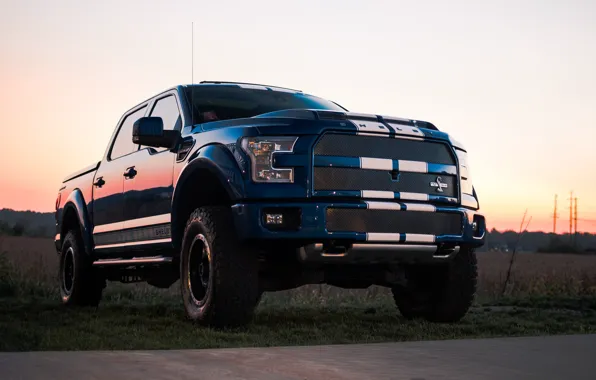 Картинка Ford, Shelby, Blue, F-150