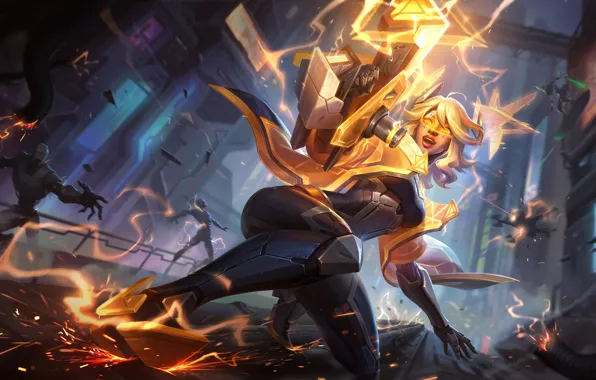 Art, League of Legends, Skin, LoL, Project, Zeri