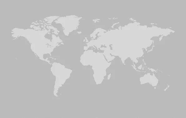 Земля, мир, материки, серый фон, карта мира, континенты