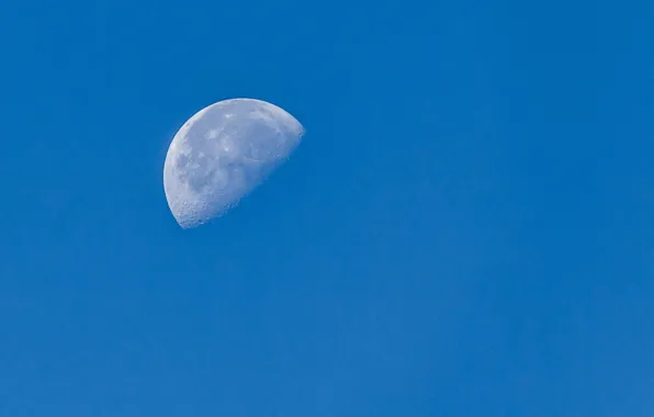 Moon, sky, blue