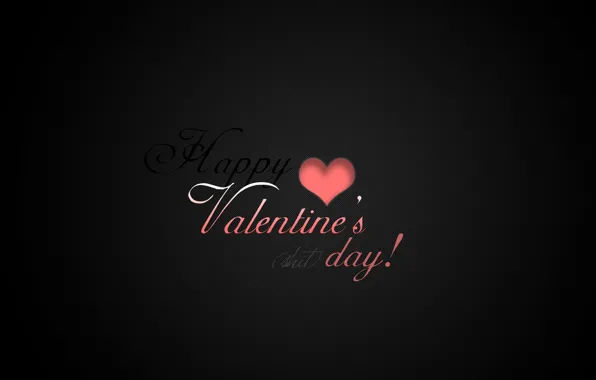 Надписи, фон, праздник, обои, настроения, черный, минимализм, День святого Валентина