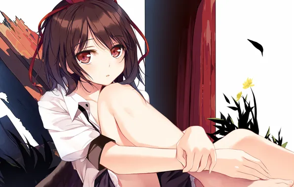 Девушка, аниме, арт, Touhou, тохо, Тоухоу