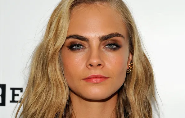 Картинка взгляд, поза, модель, портрет, актриса, фотосессия, Cara Delevingne, Кара Делевинь
